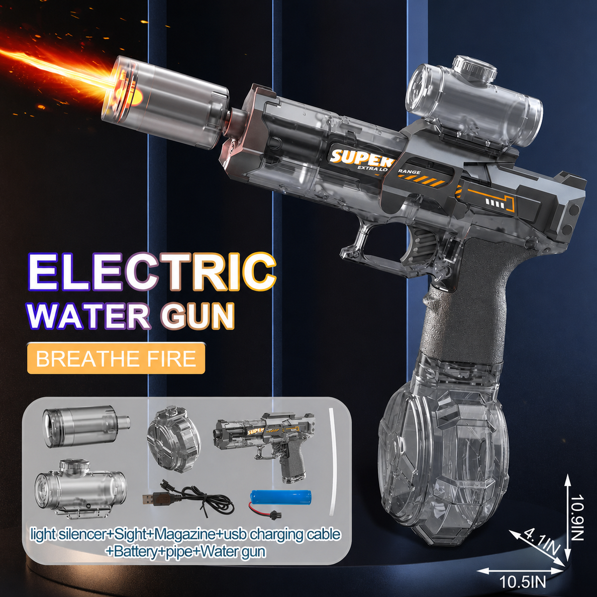 Electric Pulse Water Gun